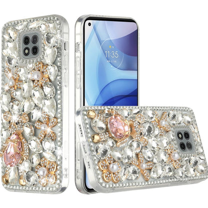 For Samsung Galaxy S22 Ultra Bling Crystal 3D Full Diamonds Luxury Sparkle Transparent Rhinestone Hybrid Protective  Phone Case Cover