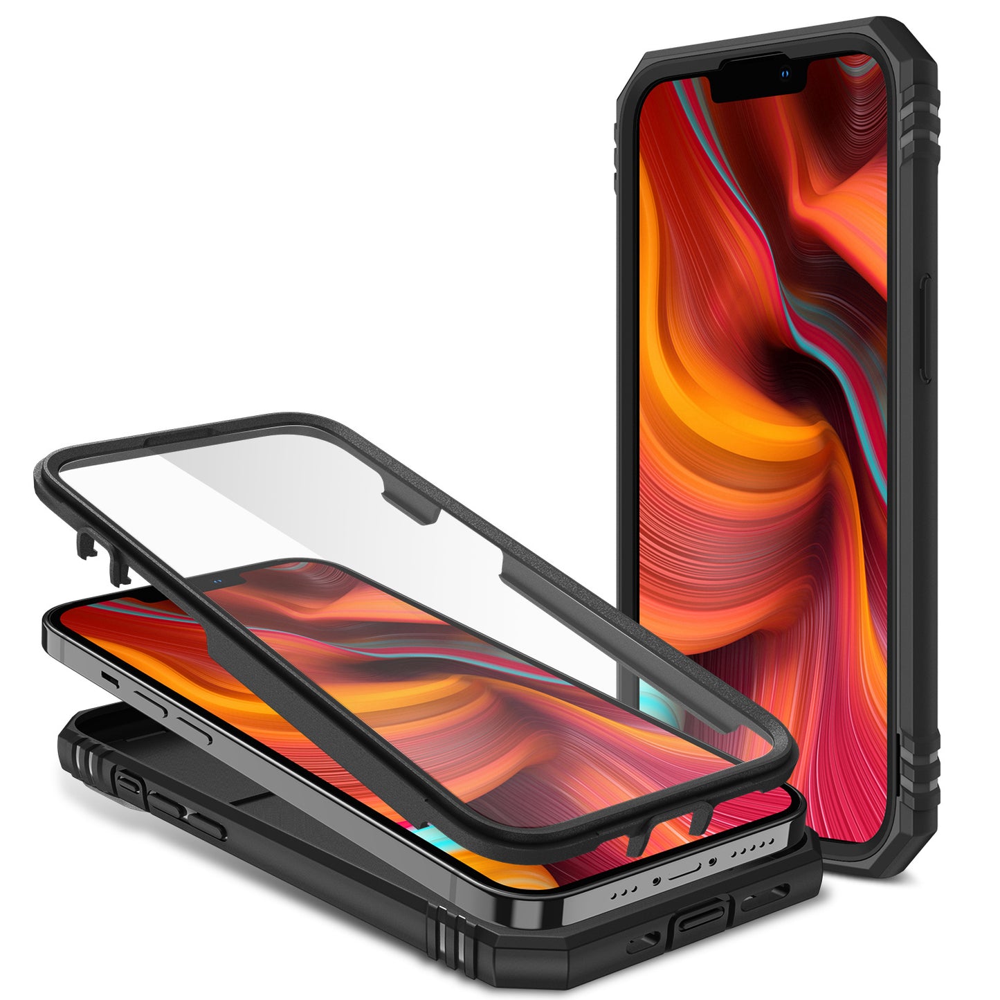 For Apple iPhone 11 (6.1") Hybrid Built-in 360° Rotate Magnetic Ring Stand with Camera Protection Heavy Duty Shockproof  Phone Case Cover