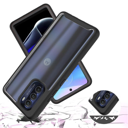 For Motorola Moto G Stylus 5G 2022 Clear Dual Layer Rugged Bumper Frame Heavy Duty Hybrid TPU + PC Shockproof Rubber  Phone Case Cover
