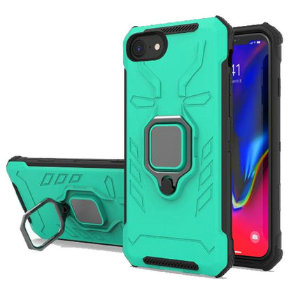 For Apple iPhone SE 2022 /SE 2020/8/7 Hybrid TPU Armor Military Protection Heavy Duty Shockproof with 360 Rotatable Ring  Phone Case Cover