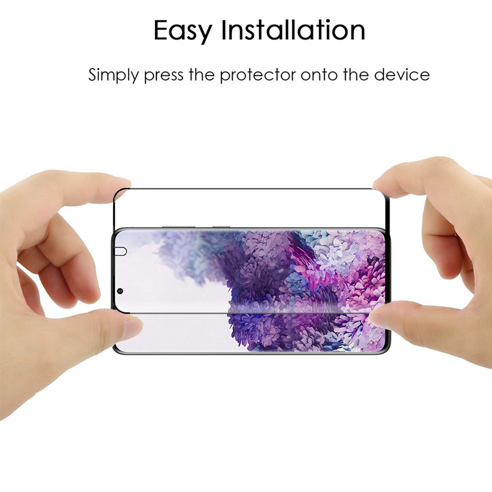 For Samsung Galaxy A13 5G Full-Coverage Tempered Glass Screen Protector [2.5D Round Edge] Tempered Glass Film 0.25mm Full Cover Clear Black Screen Protector