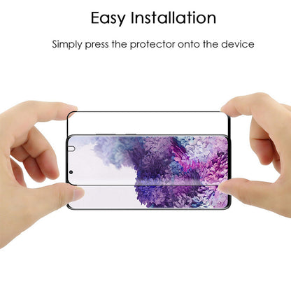 For Samsung Galaxy A13 5G Full-Coverage Tempered Glass Screen Protector [2.5D Round Edge] Tempered Glass Film 0.25mm Full Cover Clear Black Screen Protector