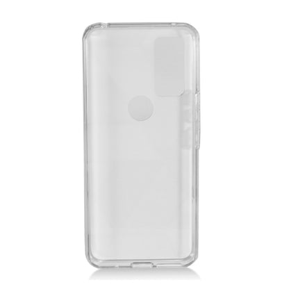 For Cricket Dream 5G Fashion IMD Design Plastic Hard Back Shock-Absorption PC with Rubber Soft TPU Bumper Protective Blue Green Phone Case Cover