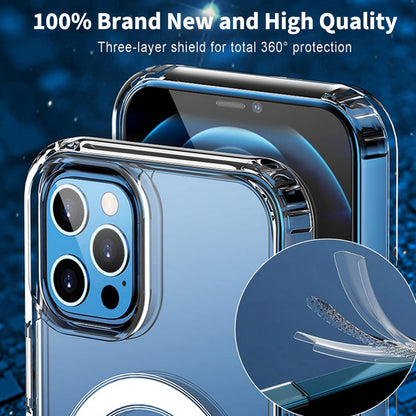 For Apple iPhone 14 /Pro Max Crystal Clear Hybrid Impact Protection Case with Magsafe Compatibility  Phone Case Cover