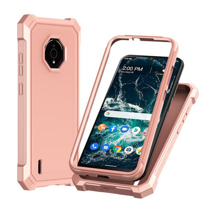 For Nokia C200 Hybrid 2in1 Front Bumper Frame Cover Square Edge Shockproof Soft TPU + Hard PC Anti-Slip Heavy Duty  Phone Case Cover