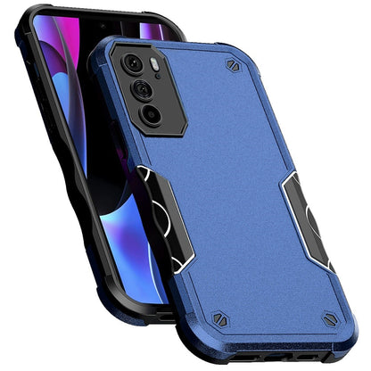 For Motorola Edge+ 2022 /Edge Plus Slim Tough Shockproof Hybrid Heavy Duty Dual Layer Bumper Rugged Hard Rubber Armor  Phone Case Cover