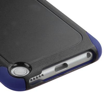 For Apple iPod Touch 6th Gen /5th Gen / New Dual Layer Hybrid Armor Rubber TPU Hard PC Shockproof Slim Fit Black / Blue Phone Case Cover
