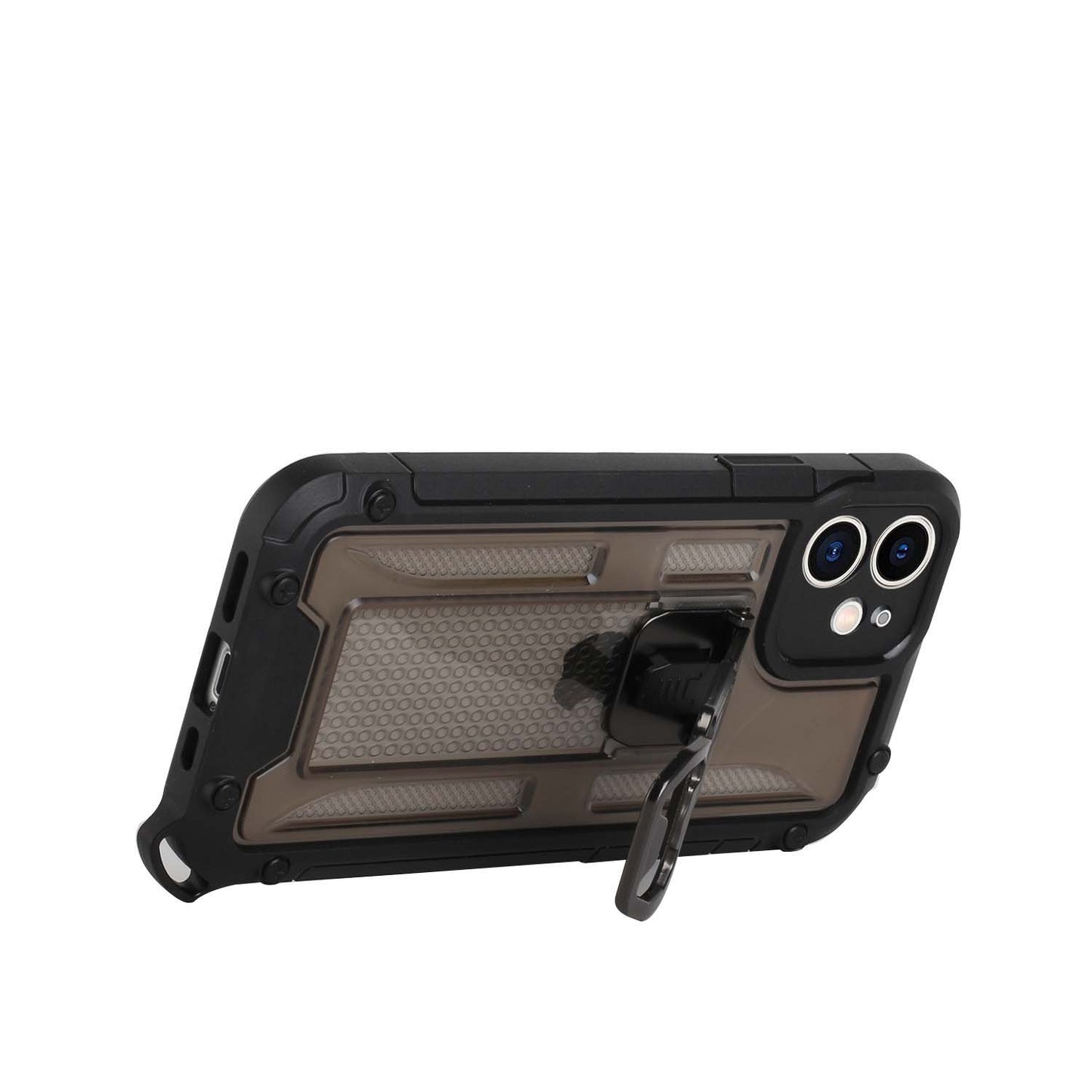 For Apple iPhone 13 Pro (6.1") Heavy Duty Military Grade Rugged Hybrid with Magnetic Kickstand, Carabiner, Bottle Beer Opener Shockproof  Phone Case Cover