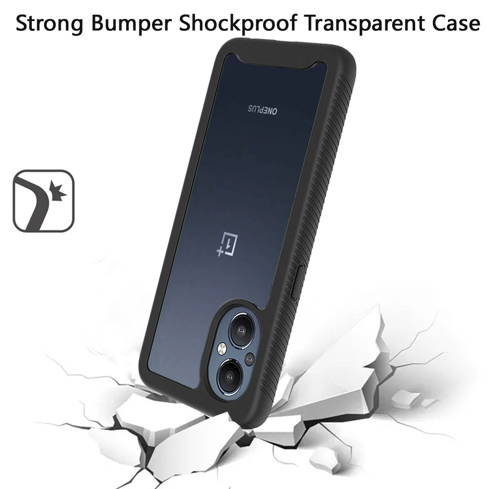 For OnePlus Nord N20 5G Clear Dual Layer Tuff Rugged Bumper Frame Heavy Duty Hybrid Shockproof Rubber TPU Defender  Phone Case Cover