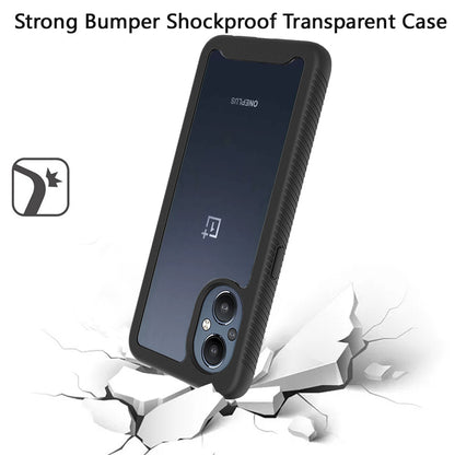 For OnePlus Nord N20 5G Clear Dual Layer Tuff Rugged Bumper Frame Heavy Duty Hybrid Shockproof Rubber TPU Defender  Phone Case Cover