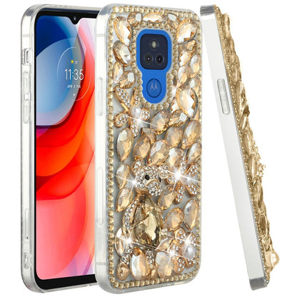 For Samsung Galaxy A13 4G Bling Clear Crystal 3D Full Diamonds Luxury Sparkle Transparent Rhinestone Hybrid Protective  Phone Case Cover