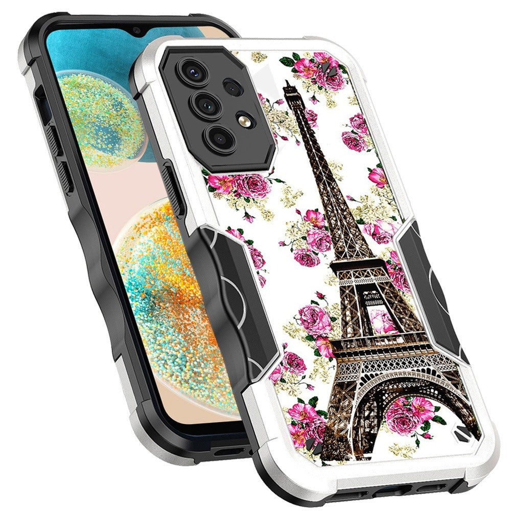 For Samsung Galaxy A23 5G Fashion Design Tough Shockproof Hybrid Stylish Pattern Heavy Duty TPU Rubber Armor  Phone Case Cover