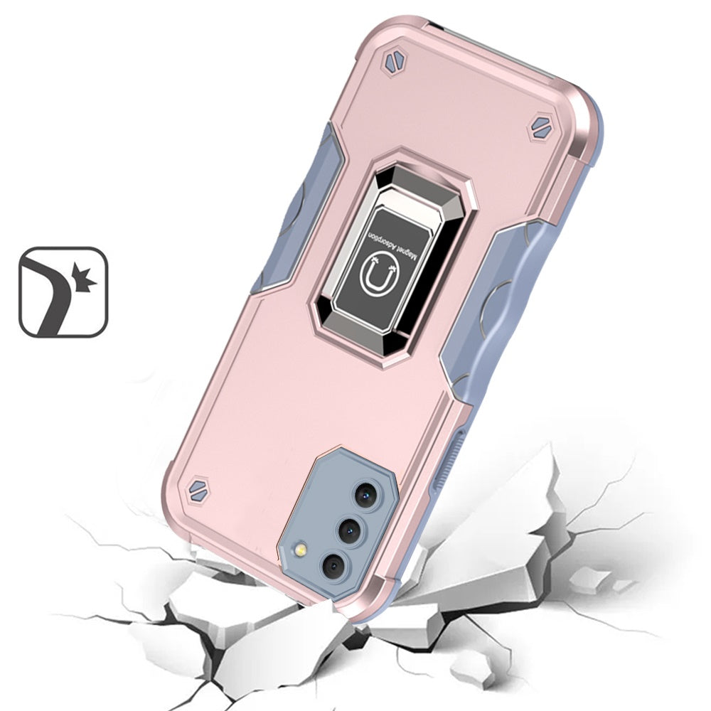 For Nokia G400 5G Hybrid Cases with Magnetic Ring Holder Stand Kickstand Heavy Duty Rugged Drop Silicone Shockproof  Phone Case Cover