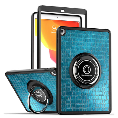 Case for Samsung Galaxy Tab A7 (10.4 inch) Slim Hybrid with Ring Magnetic Stand Holder Kickstand Frame Bumper Drop proof Tablet Green Tablet Cover