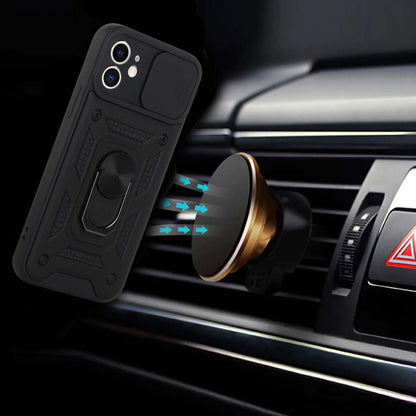 For Motorola Edge+ 2022 /Edge Plus Hybrid Cases with Camera Lens Cover, Ring Holder Kickstand Rugged Dual Layer  Phone Case Cover