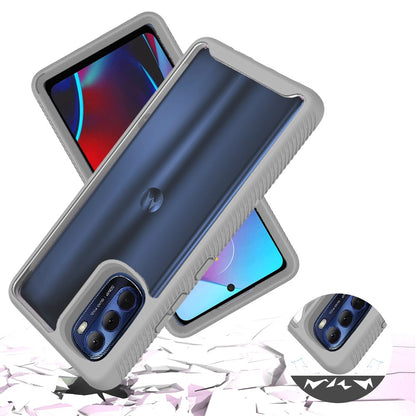 For Motorola Moto G Stylus 2022 4G Clear Dual Layer Rugged Bumper Frame Heavy Duty Hybrid Shockproof Rubber Hard TPU  Phone Case Cover