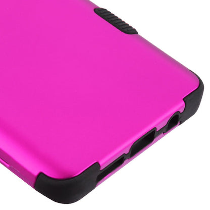 For Samsung Galaxy S10 5G (6.7") Hybrid Three Layer Hard PC Shockproof Heavy Duty TPU Rubber Anti-Drop Pink Phone Case Cover