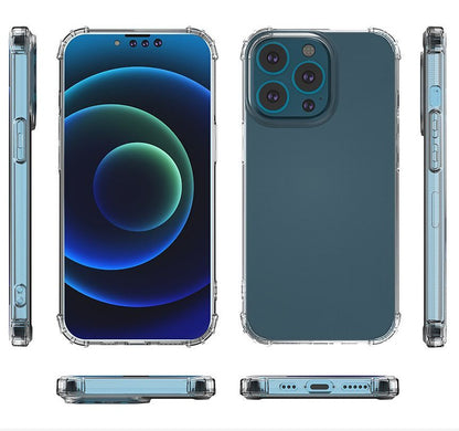 For Samsung Galaxy S21 Ultra (6.8") Hybrid Transparent Thick Pure TPU Rubber Silicone 4 Corners Gel Shockproof Protective Slim Back Clear Phone Case Cover