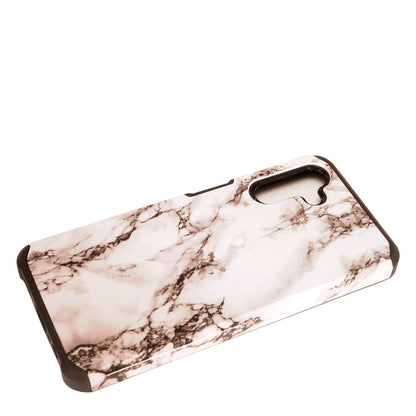 For Samsung Galaxy A13 5G Stylish Design Marble Armor Dual Layer 2 in 1 Rubberized Hard Shell Shockproof TPU Hybrid  Phone Case Cover