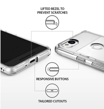 For Boost Mobile Celero 5G Slim Body Frame [Shock-Absorption] Hybrid Defender Rubber Gummy TPU Clear Hard Back Protective  Phone Case Cover