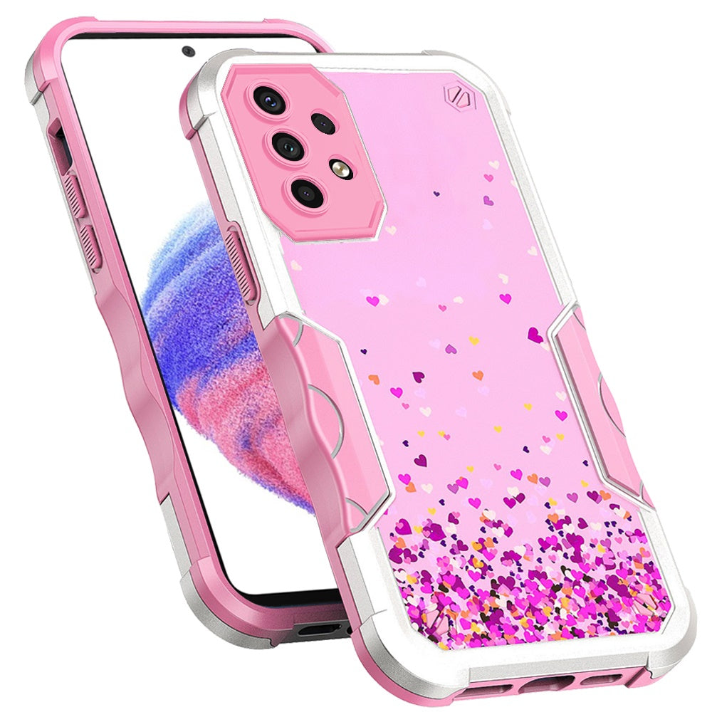 For Samsung Galaxy A53 5G Fashion Design Tough Shockproof Hybrid Stylish Pattern Heavy Duty TPU Rubber Armor  Phone Case Cover