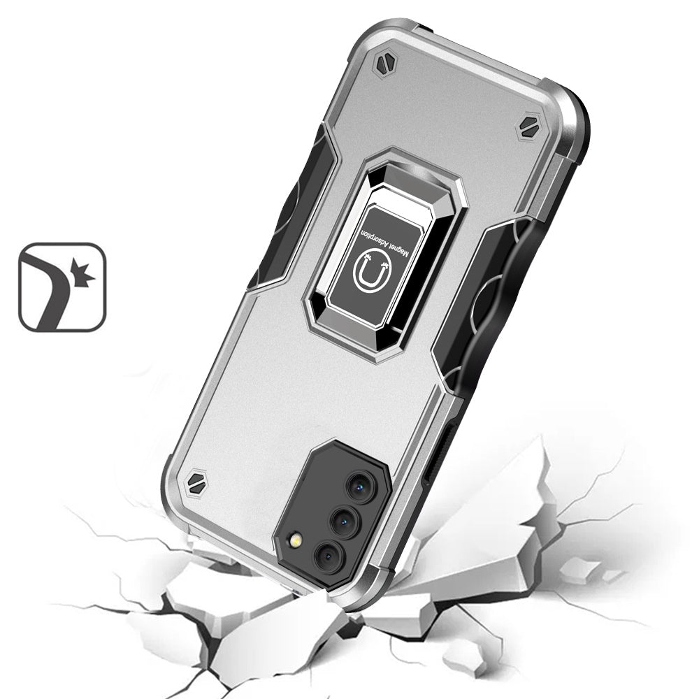 For Nokia G400 5G Hybrid Cases with Magnetic Ring Holder Stand Kickstand Heavy Duty Rugged Drop Silicone Shockproof  Phone Case Cover