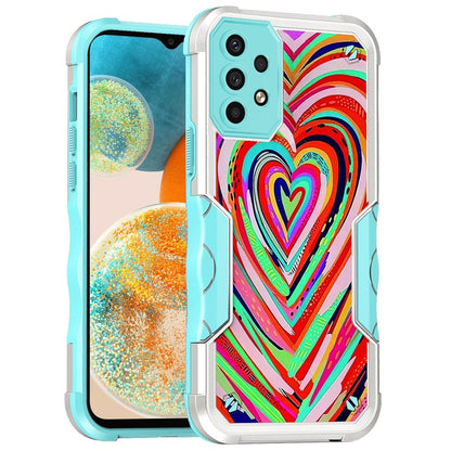 For Samsung Galaxy A23 5G Fashion Design Tough Shockproof Hybrid Stylish Pattern Heavy Duty TPU Rubber Armor  Phone Case Cover