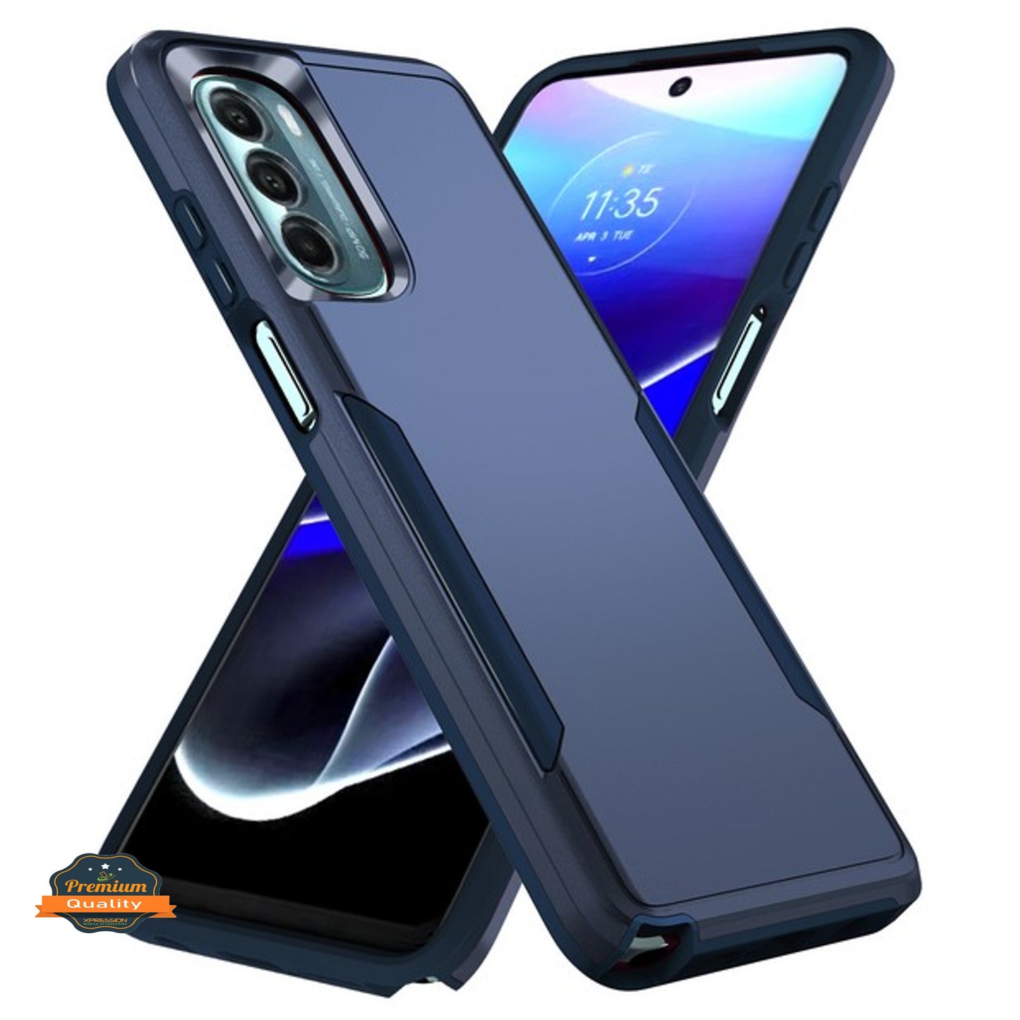 For Samsung Galaxy A03S Hybrid Bumper Rugged Dual Layer Heavy-Duty Military-Grade Rubber TPU Defender Protective  Phone Case Cover