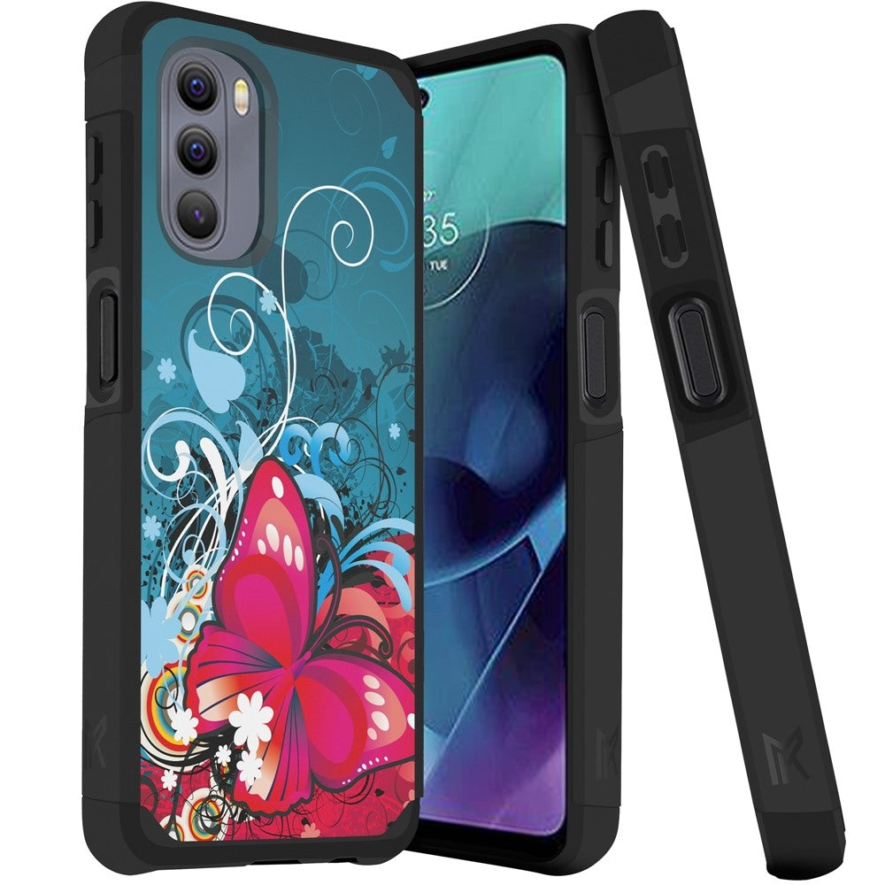 For Motorola Moto G Stylus 4G 2022 Slim Corner Protection Shock Absorption Hybrid Dual Layer Hard PC TPU Rubber Armor  Phone Case Cover