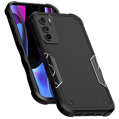 For Motorola Edge+ 2022 /Edge Plus Slim Tough Shockproof Hybrid Heavy Duty Dual Layer Bumper Rugged Hard Rubber Armor  Phone Case Cover