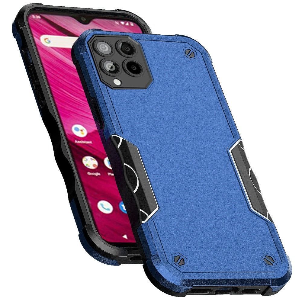 For T-Mobile Revvl 6 Pro 5G /Revvl 6 5G Tough Shockproof Hybrid Heavy Duty Dual Layer TPU Bumper Rugged Rubber Defend  Phone Case Cover