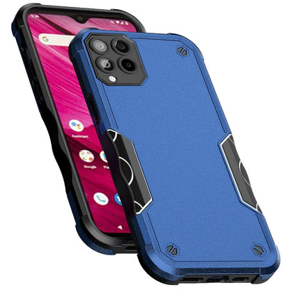 For T-Mobile Revvl 6 Pro 5G /Revvl 6 5G Tough Shockproof Hybrid Heavy Duty Dual Layer TPU Bumper Rugged Rubber Defend  Phone Case Cover