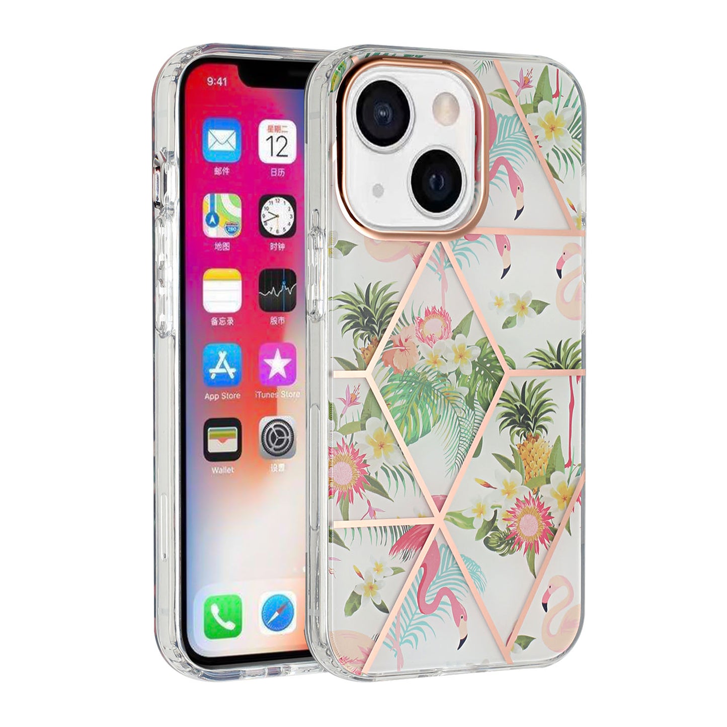 For Motorola Moto G Stylus 5G 2022 Fashion Floral IMD Design Flower Pattern Hybrid Hard PC Rubber TPU Slim Shockproof  Phone Case Cover