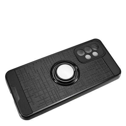 For Samsung Galaxy A33 5G Hybrid 360° Ring Armor Shockproof Dual Layers Holder with Ring Stand for Magnetic Car Mount  Phone Case Cover
