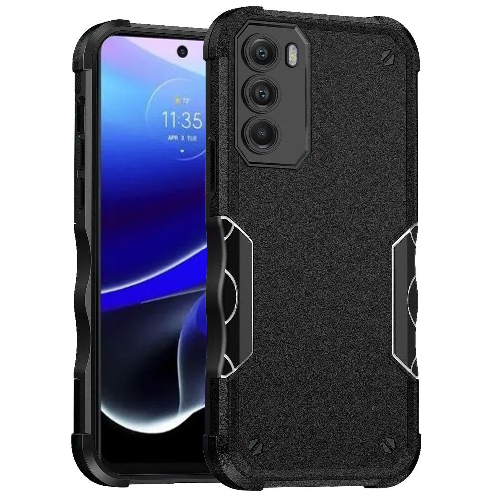 For Apple iPhone 14 (6.1") Slim Tough Shockproof Hybrid Heavy Duty Dual Layer TPU Bumper Rugged Rubber Defend Armor  Phone Case Cover