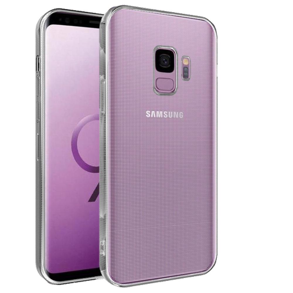 For Samsung Galaxy S9 /S9 Plus Hybrid Transparent TPU Rubber Silicone Simple Basic Minimalistic Gel Shockproof Protective Clear Phone Case Cover