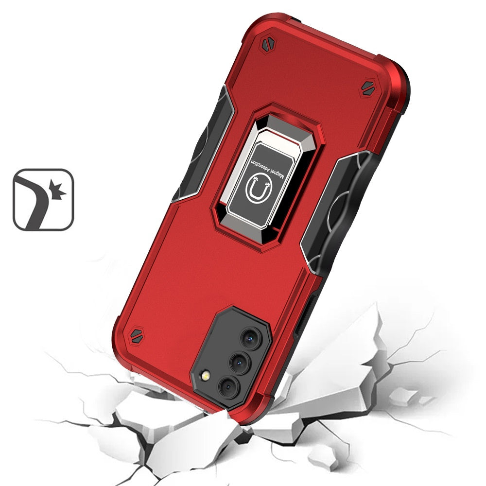 For Nokia G400 5G Hybrid Cases with Magnetic Ring Holder Stand Kickstand Heavy Duty Rugged Drop Silicone Shockproof  Phone Case Cover