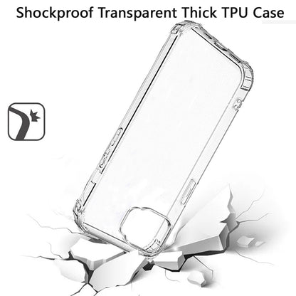 For Motorola Moto G 5G UW (Verizon) Hybrid Transparent Thick Pure TPU Rubber Silicone 4 Corners Gel Shockproof Protective Slim Back Clear Phone Case Cover