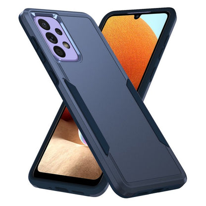 For Motorola Moto G Pure /G Power 2022 Hybrid Bumper Rugged Dual Layer Heavy-Duty Military-Grade 2in1 Rubber TPU + PC Blue Phone Case Cover