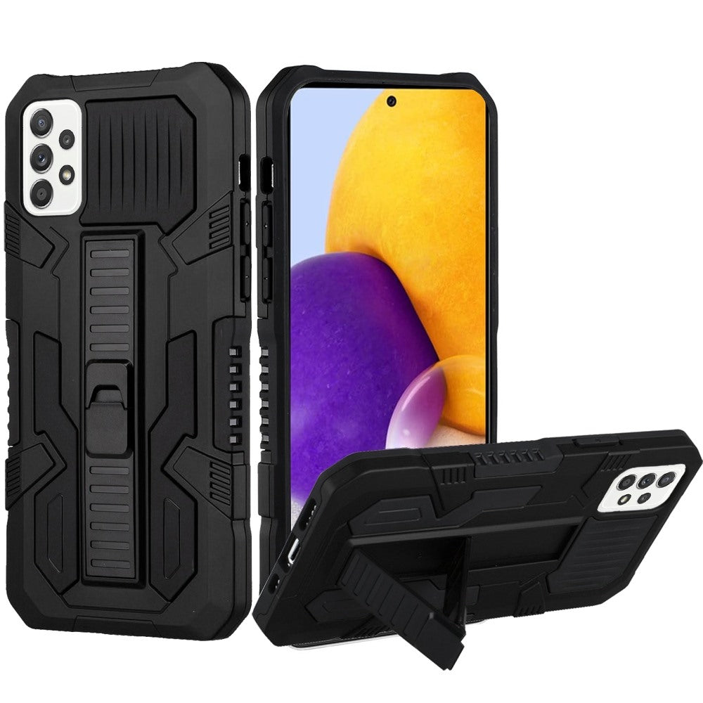For Samsung Galaxy A73 5G Hybrid Tough Rugged [Shockproof] Dual Layer Protective with Kickstand Military Grade Hard TPU  Phone Case Cover
