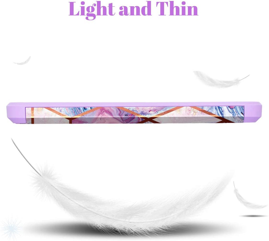 For Apple iPhone 13 Mini (5.4") Pattern Design Slim Hybrid Grid Bumper Rubber Soft TPU & Hard Back PC Protective  Phone Case Cover