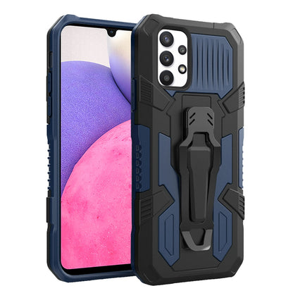 For Samsung Galaxy A33 5G Rugged Heavy Duty Dual Layers Hybrid Shockproof Protective Shell with Built in Clip Holder & Kickstand  Phone Case Cover