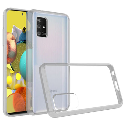 For Apple iPhone 13 Pro (6.1") Hybrid Slim Crystal Clear Transparent Shock-Absorption Bumper TPU + Hard PC Back Frame Clear Phone Case Cover