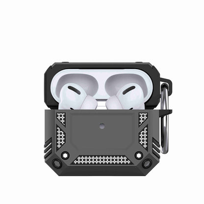 For Apple AirPods 3 (2021) Sturdy Shockproof Protective Hybrid Durable Armor with Wireless Charging, Carabiner Keychain  Phone Case Cover