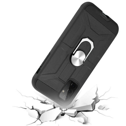 For Samsung Galaxy A33 5G Cases with Stand Kickstand Ring Holder [360° Rotating] Armor Dual Layer Work with Magnetic Car Mount  Phone Case Cover