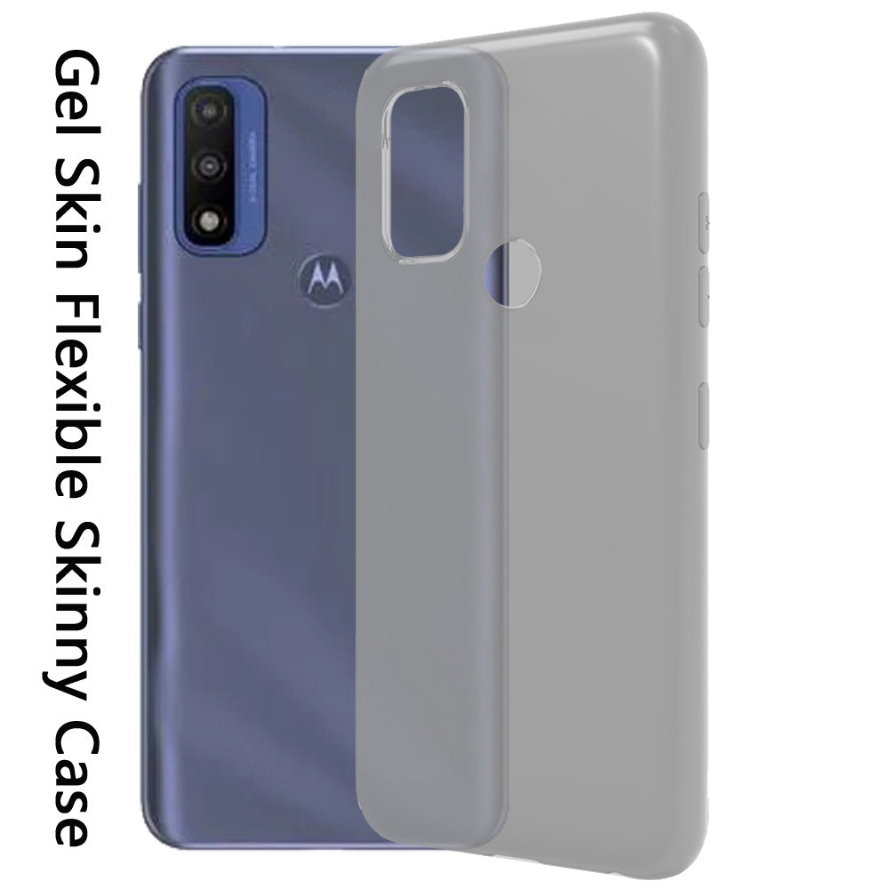 For Motorola Moto G Pure Hybrid Rubber Soft Silicone Gummy TPU Gel Candy Skin Flexible Skinny Slim Thin Protector Clear Phone Case Cover