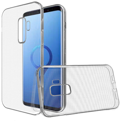 For Samsung Galaxy S9 /S9 Plus Hybrid Transparent TPU Rubber Silicone Simple Basic Minimalistic Gel Shockproof Protective Clear Phone Case Cover