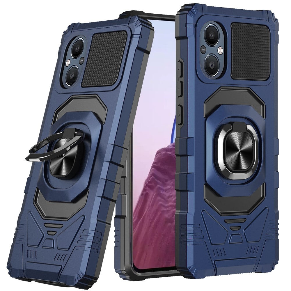 For OnePlus Nord N20 5G Hybrid Dual Layer with Rotate Magnetic Ring Stand Holder Kickstand, Rugged Shockproof Protective  Phone Case Cover