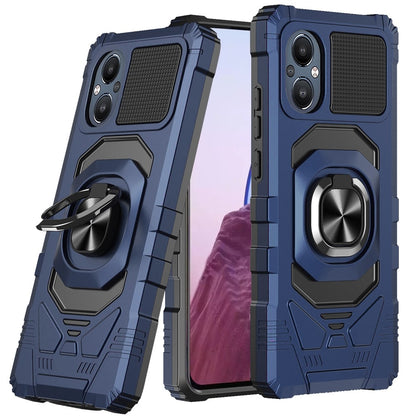For OnePlus Nord N20 5G Hybrid Dual Layer with Rotate Magnetic Ring Stand Holder Kickstand, Rugged Shockproof Protective  Phone Case Cover
