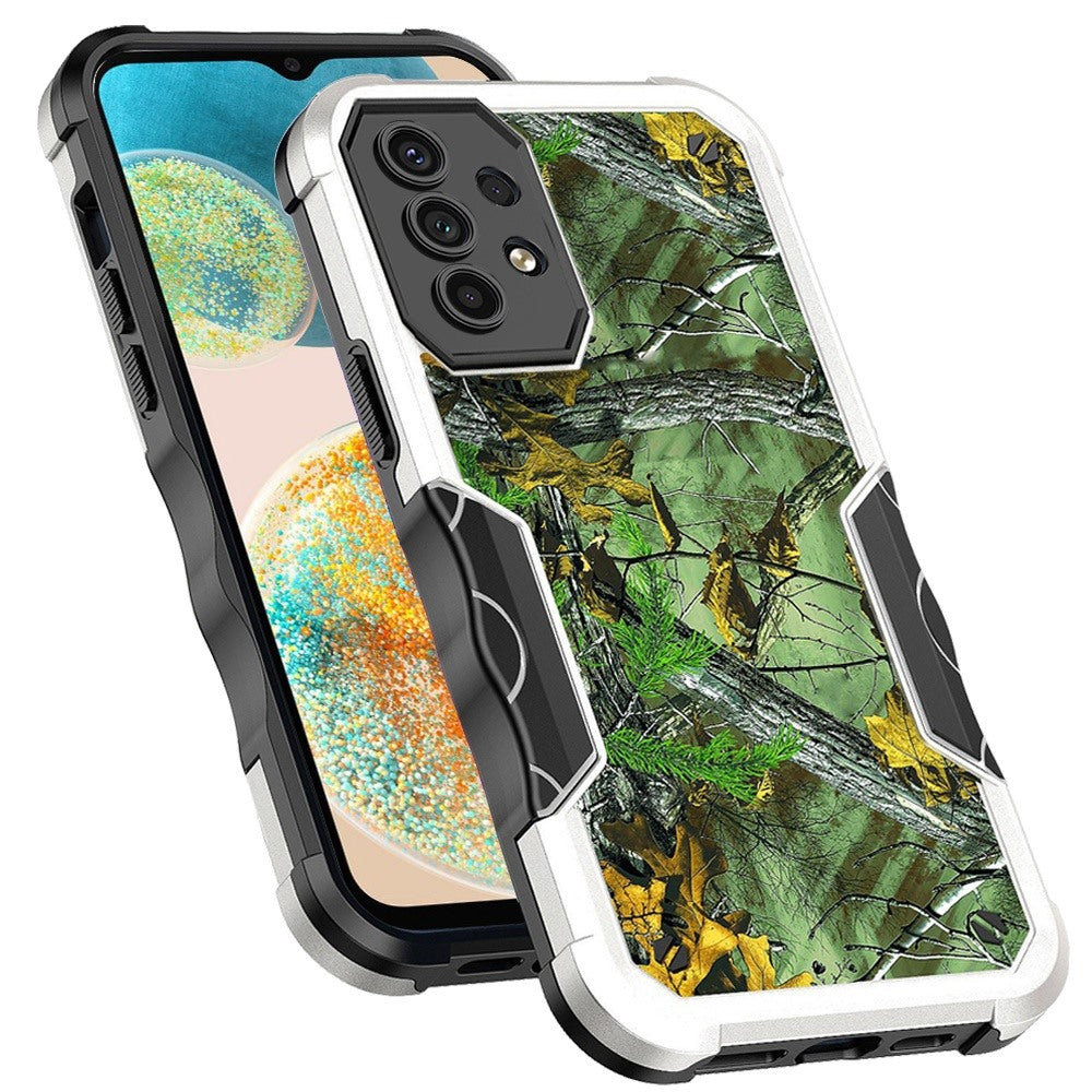 For Samsung Galaxy A23 5G Fashion Design Tough Shockproof Hybrid Stylish Pattern Heavy Duty TPU Rubber Armor  Phone Case Cover